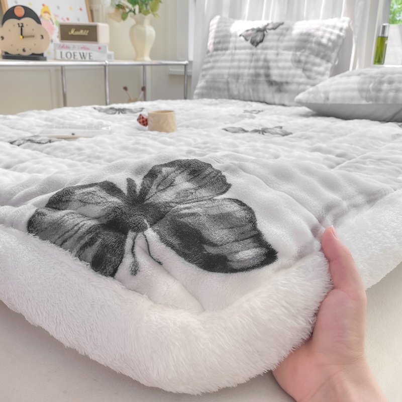 Mattress Pad Topper - Супер толстый наматрасник с пузырьковым флисом,