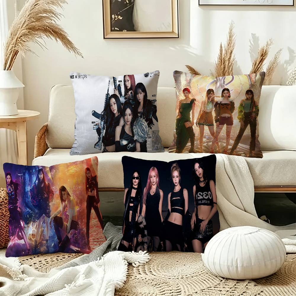 Home Textiles Group - Декоративная наволочка Kpop Group A-Aespas для