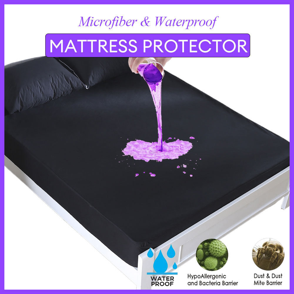 Mattress Pad Topper - Однотонный протектор матраса, водонепроницаемый чехол для