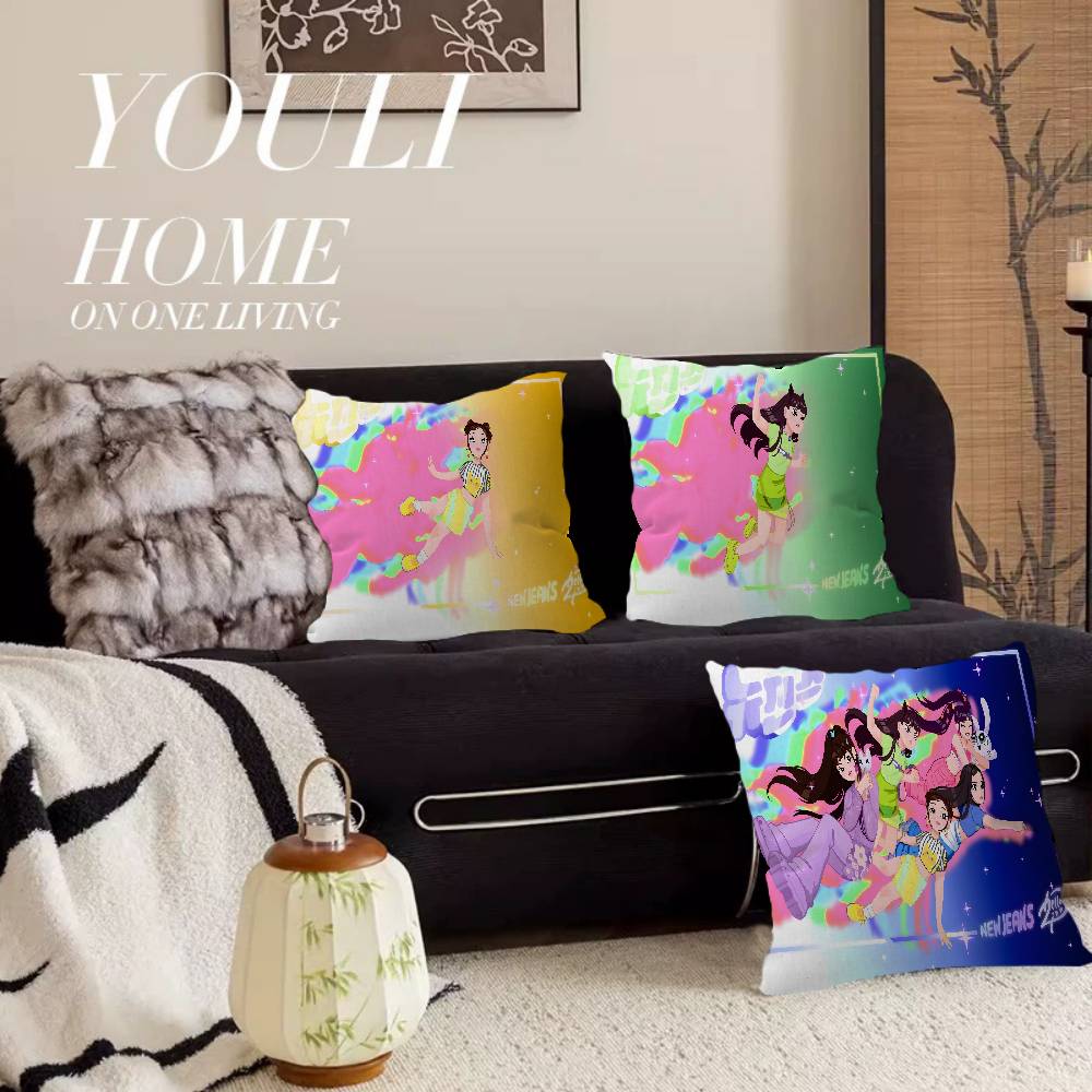 Home Textiles Group - Наволочка с изображением группы N-NewJeans в