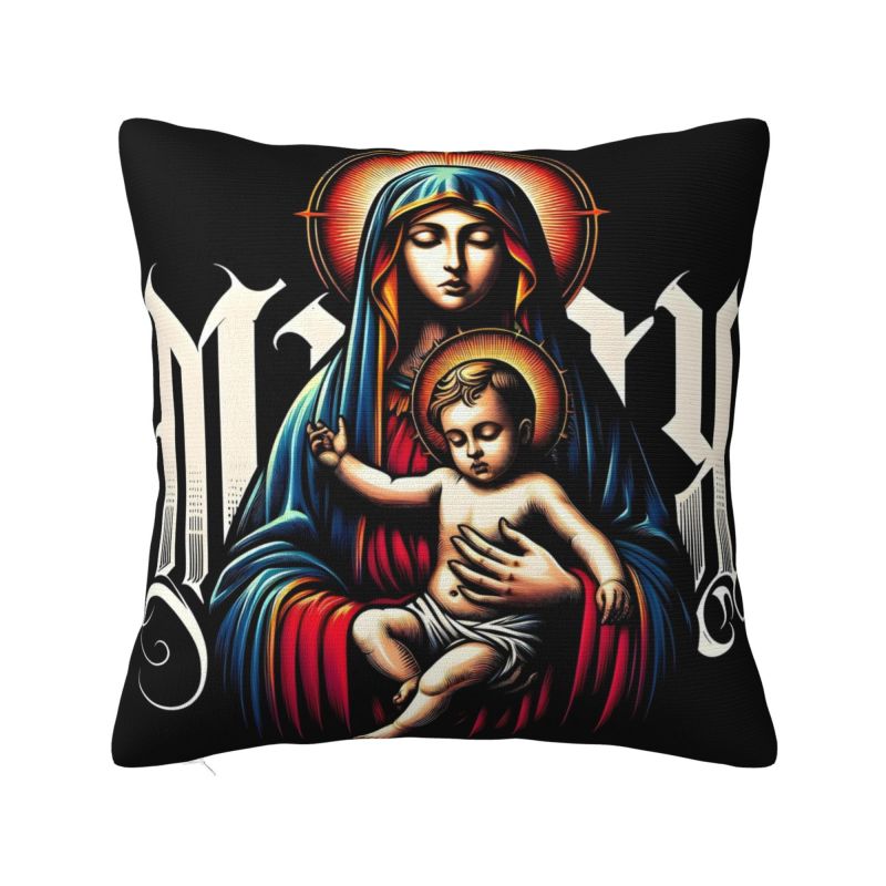 Home Textiles Luxury - Роскошная наволочка Мэри Мать Иисуса на
