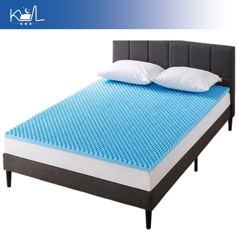 Синий поролоновый наматрасник, – обзор и цена Mattress Pad Topper
