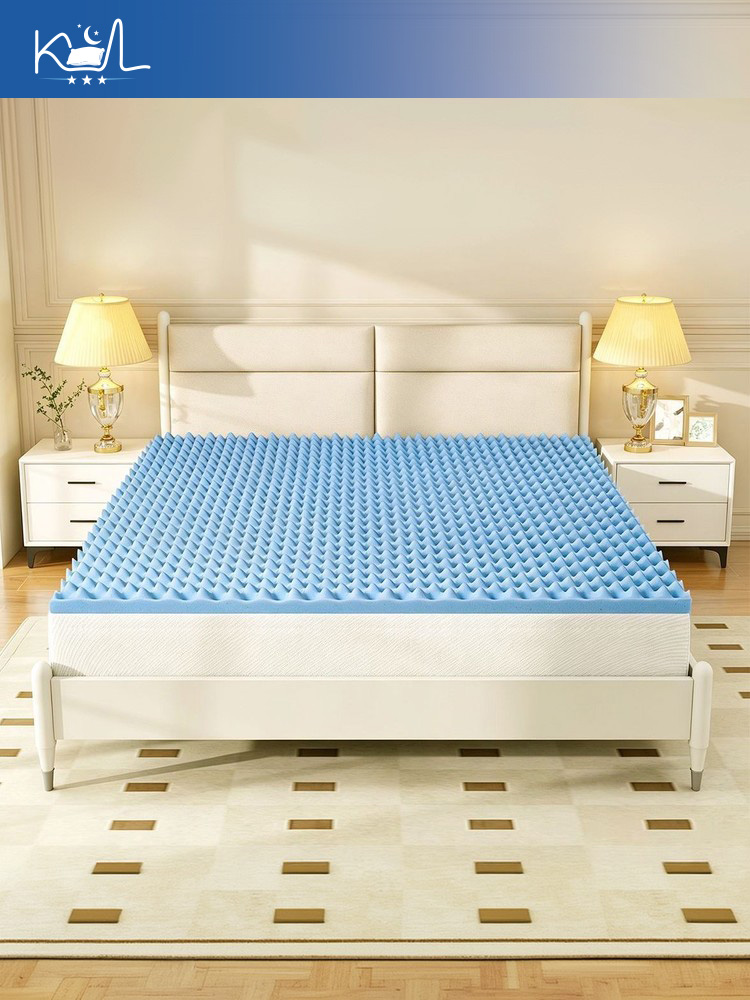Синий поролоновый наматрасник, – обзор и цена Mattress Pad Topper