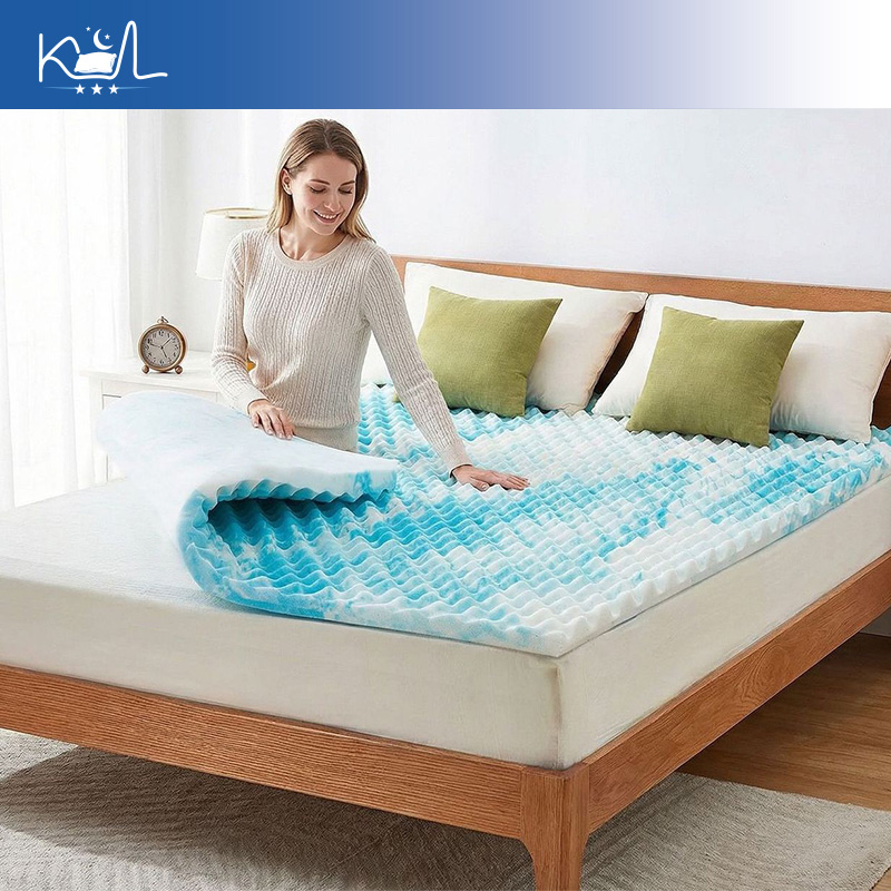 Синий поролоновый наматрасник, – обзор и цена Mattress Pad Topper