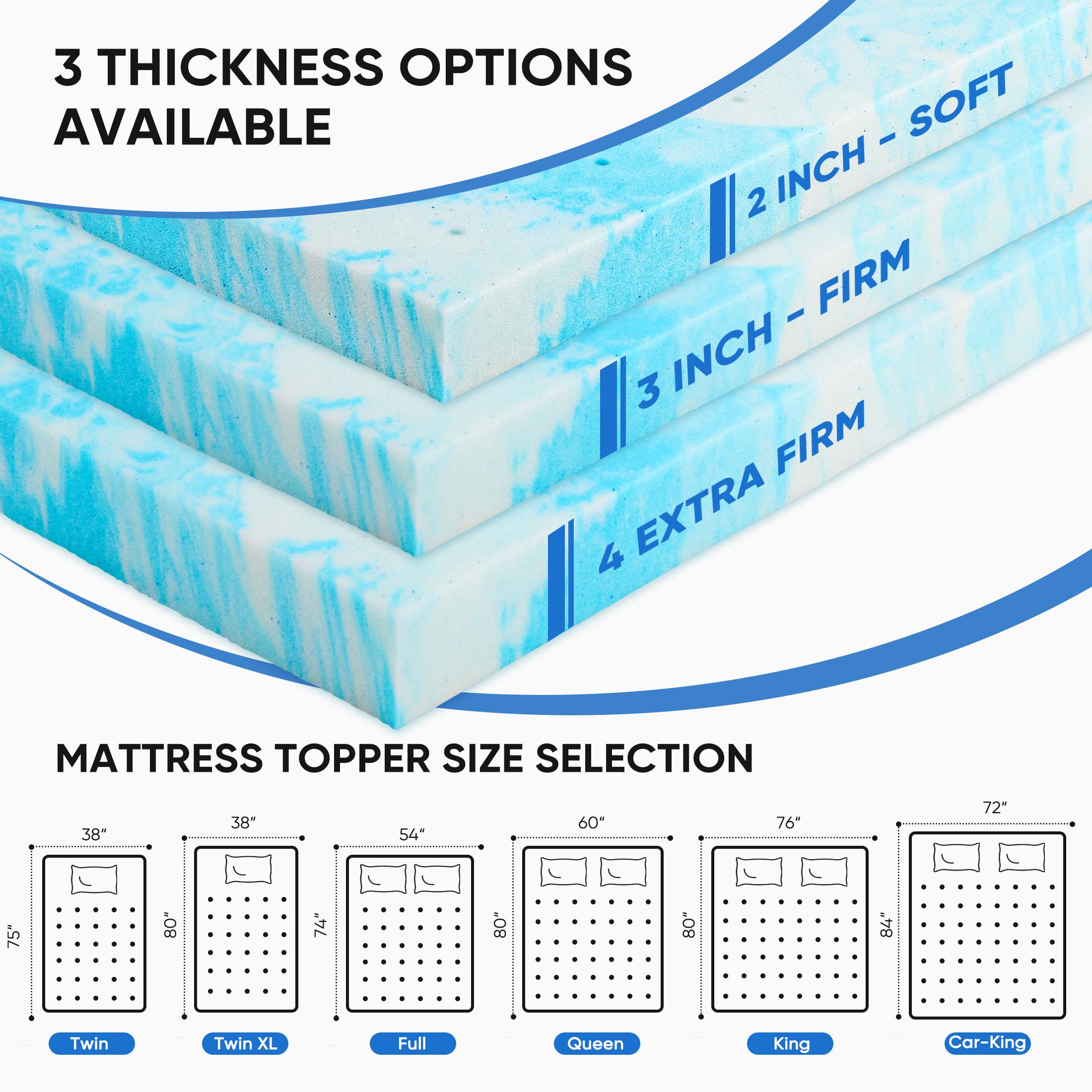 2-дюймовый охлаждающий гелевый – обзор и цена Mattress Pad Topper