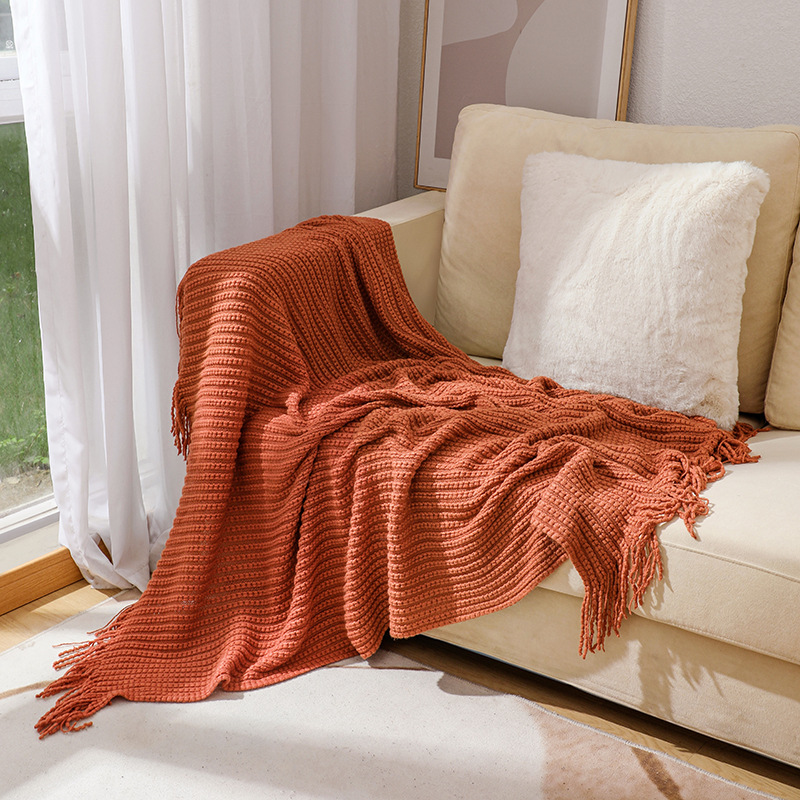 Текстильное городское скандина – обзор и цена Throw Blanket Chunky Knit