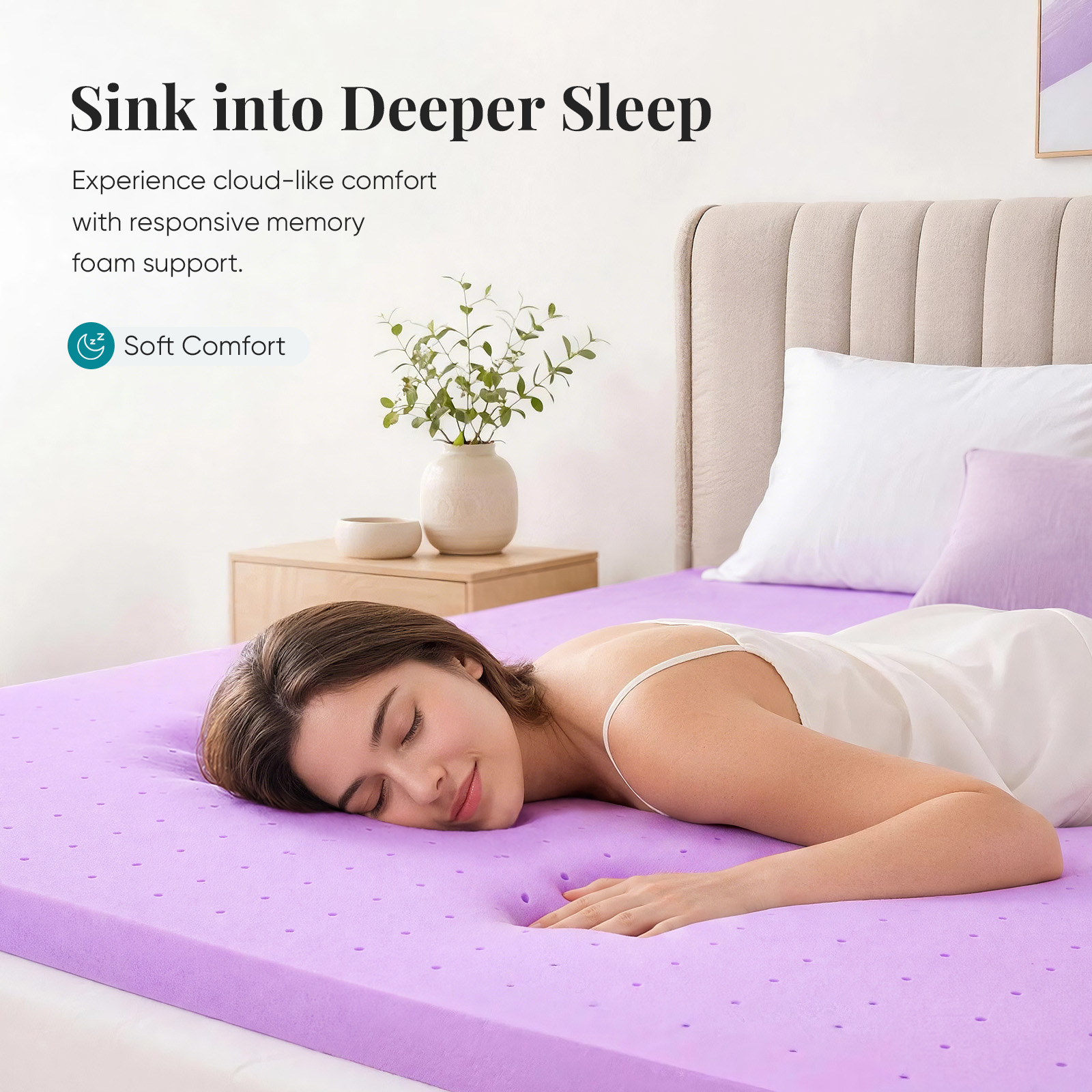 Наматрасник JHK 1,5 дюйма из о – обзор и цена Mattress Pad Topper